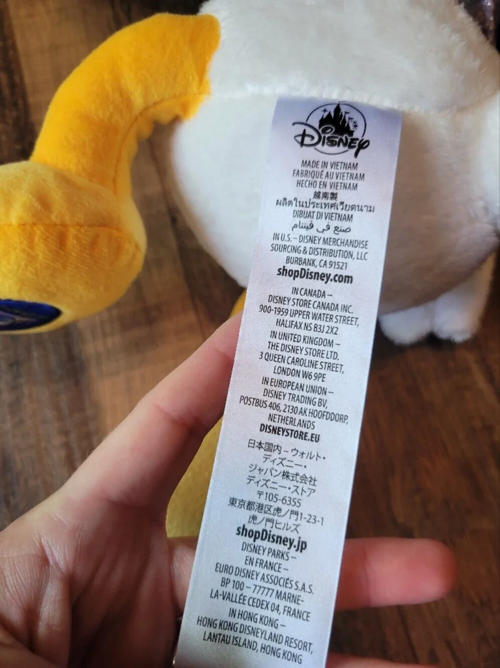 Donald And Daisy Duck Plush Toys Disney 50th Anniversary RARE